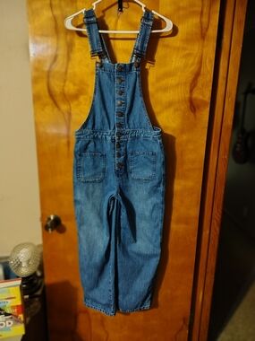 BCBGeneration ,Blue Denim Wide Legs Overalls Size XS